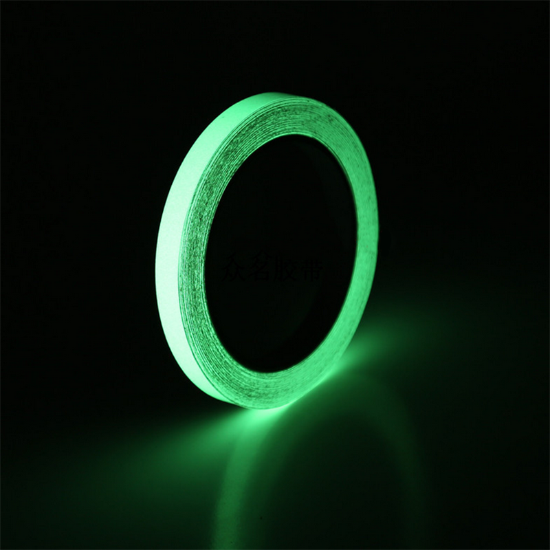 3/10M 10/15/20mm Self-adhesive Luminous Tape Strip Glow In The Dark Green Home Decor Used on Concrete Floors Stair Treads Risers