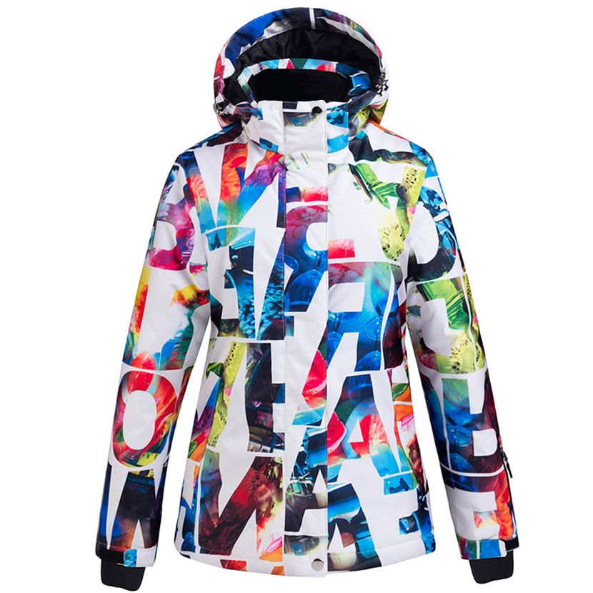 2021 Hot Sale Women Ski Suit Waterproof Pants+Jacket Set Thickened Warm Snowboard Jacket Fashion Winter Sports Snow Clothes